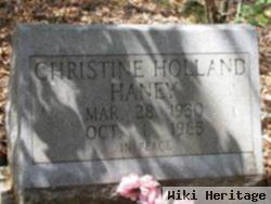 Christine Lowana Holland Haney