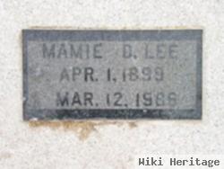 Mamie D. Lee