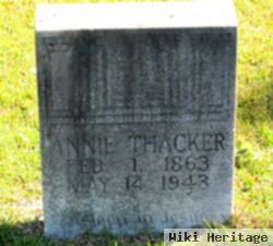 Angeline "annie" Earnest Thacker