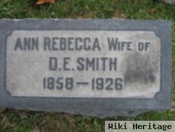Ann Rebecca "annie" Mccutchan Smith