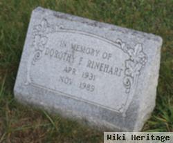 Dorothy F Kunsman Rinehart