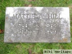 Mattie A Hill