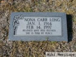 Nona Carr Long