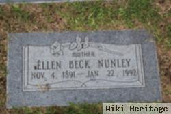 Ellen Elizabeth Beck Nunley