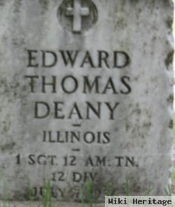 1Sgt Edward Thomas Deany