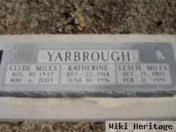 Leslie Miles Yarbrough