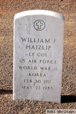 William F Haizlip