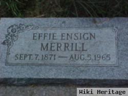 Effie Celestia Ensign Merrill