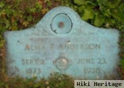 Alma F Anderson