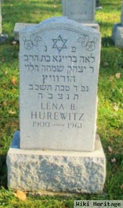 Lena B Hurewitz