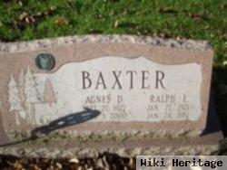 Agnes D Baxter Baxter