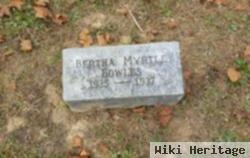 Bertha Myrtle Bowles