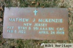 Mathew J. Mckenzie