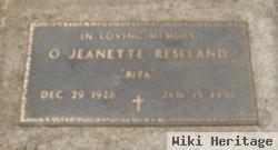 Olive Jeanette "bita" Reseland