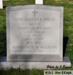 Maj Seth Roderick Frear