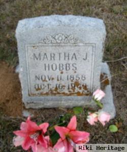 Martha Jane "mattie" Watkins Hobbs