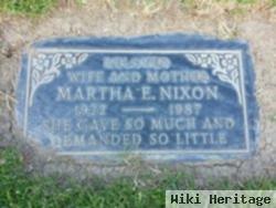 Martha E Stout Nixon