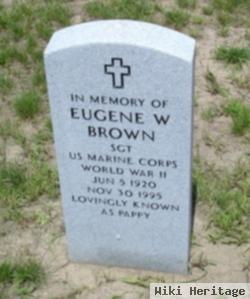 Sgt Eugene Wallace Brown