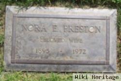 Nora E Preston