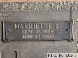 Harriette K Crowell