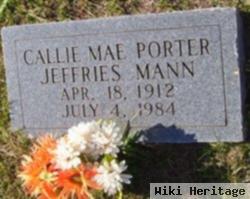 Callie Mae Porter Mann