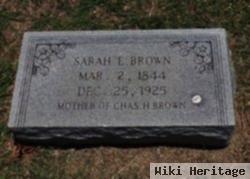 Sarah E. Brown