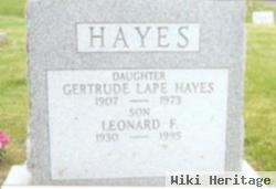 Gertrude Agnes Lape Hayes