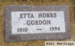 Etta Hobbs Gordon