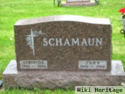 Gertrude Kathryn Zirzow Schamaun