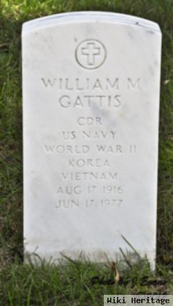 Cdr William M Gattis