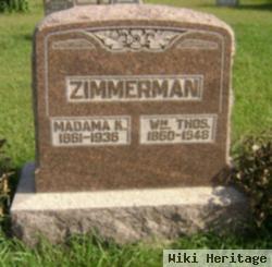 Wm Thos Zimmerman