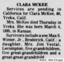 Clara B. Mckee