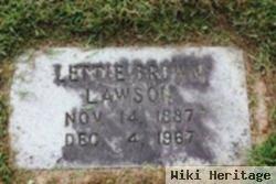 Lettie Nora Brown Lawson