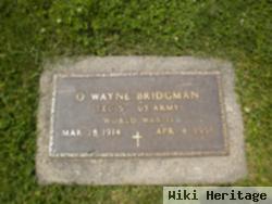 Oris Wayne Bridgman