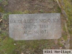 Maude Lucile Nicholson