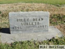 Riley Dean Sublett