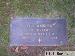 Col Otto Leroy "roy" Amsler