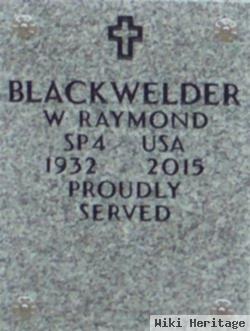 Walter Raymond Blackwelder