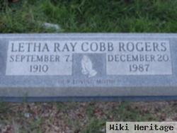 Letha Ray Cobb Rogers