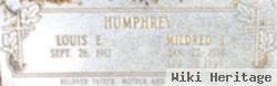 Louis E Humphrey