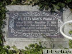 Willetta Mayes Walker