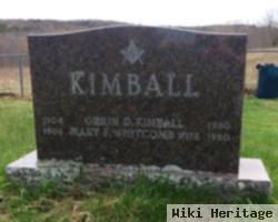 Jane E Kimball