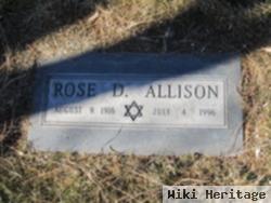 Rose D Allison