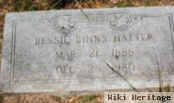 Bessie Binns Hatter