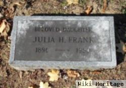 Julia H Frank