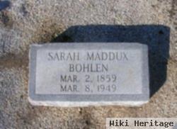 Sarah Maddux Bohlen