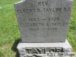 Rev Elbert Ozial Taylor