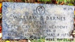 William B Barnes