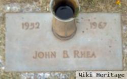 John B "jack" Rhea