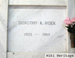 Dorothy K. Hoek